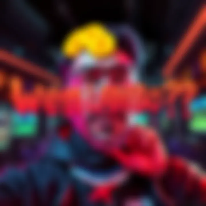 Text graphic showing the phrase 'Wen Lambo?' with symbols representing digital currency and wealth, depicting a hopeful trader's expression.