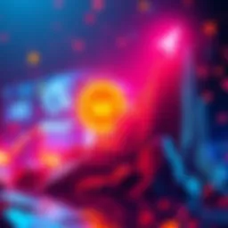 A vibrant graphic showing a rising graph with $WHALLY logo, symbolizing the increase in market cap and community members.