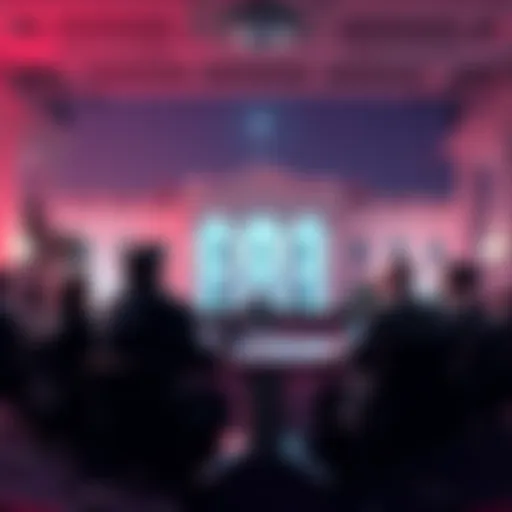 Senior officials from the White House discussing digital asset regulation at HederaCon.