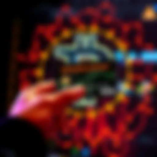 A person holding a wholecoiner credit card with a digital currency symbol in the background