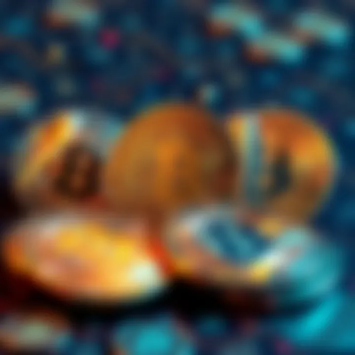 Wrapped Bitcoin Staking An illustration of Wrapped Bitcoin tokens with a background of digital currency symbols, highlighting the concept of staking, and comparing it to USDT.