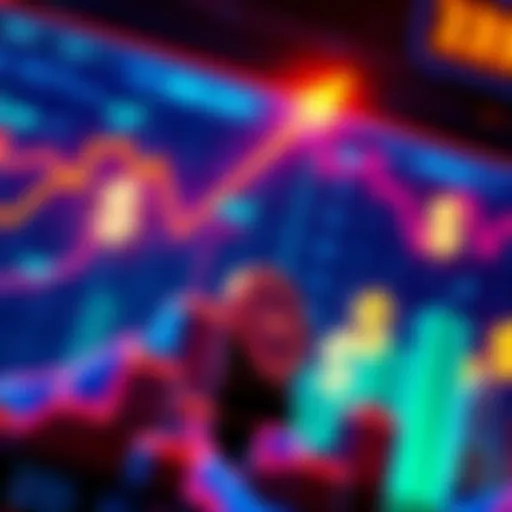 A visual representation of financial growth with XRP branding showing rising charts and dollar signs