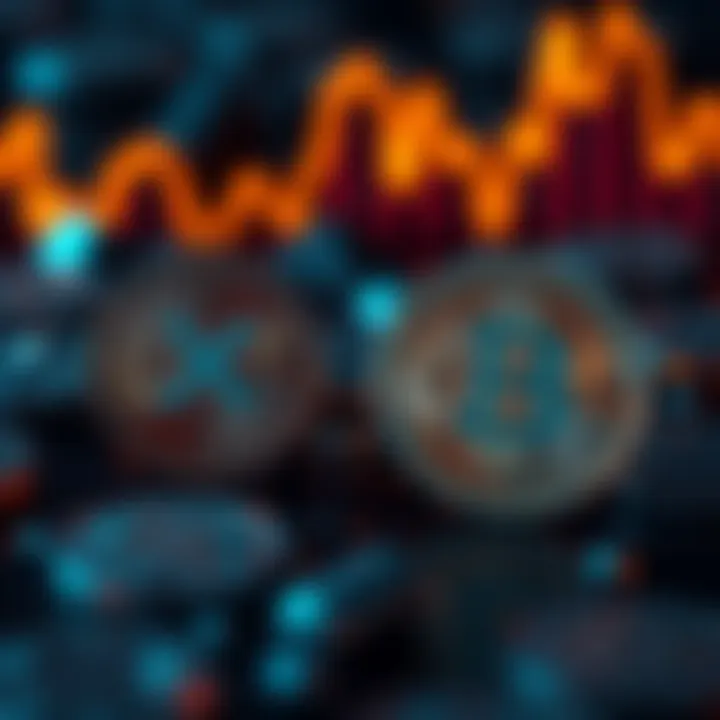 A graphic showing Bitcoin as a dominant figure while XRP appears smaller and less significant, highlighting the crypto community's views on both currencies.
