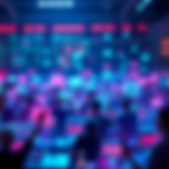 A digital representation showing a surge of XRP-related discussions and content in online forums, with visual symbols of engagement and conversation bubbles.