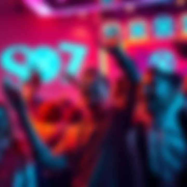 XRP Rates Announcement Cheerful people celebrating the new XRP rate update and benefits for VIPs, with XRP logos in the background.