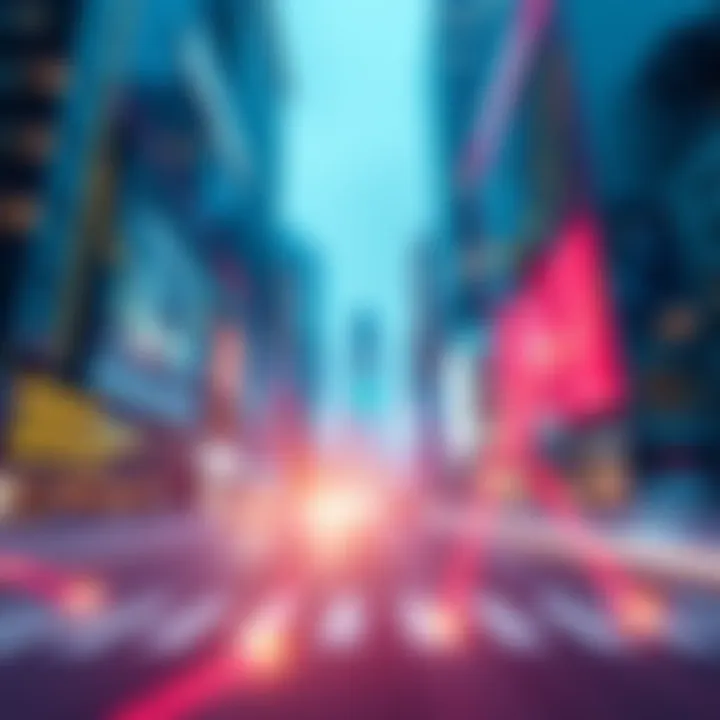 A visual representation of XStocksFi connecting Nasdaq's equity markets with Solana's decentralized finance, showcasing digital finance concepts and fast trading movements