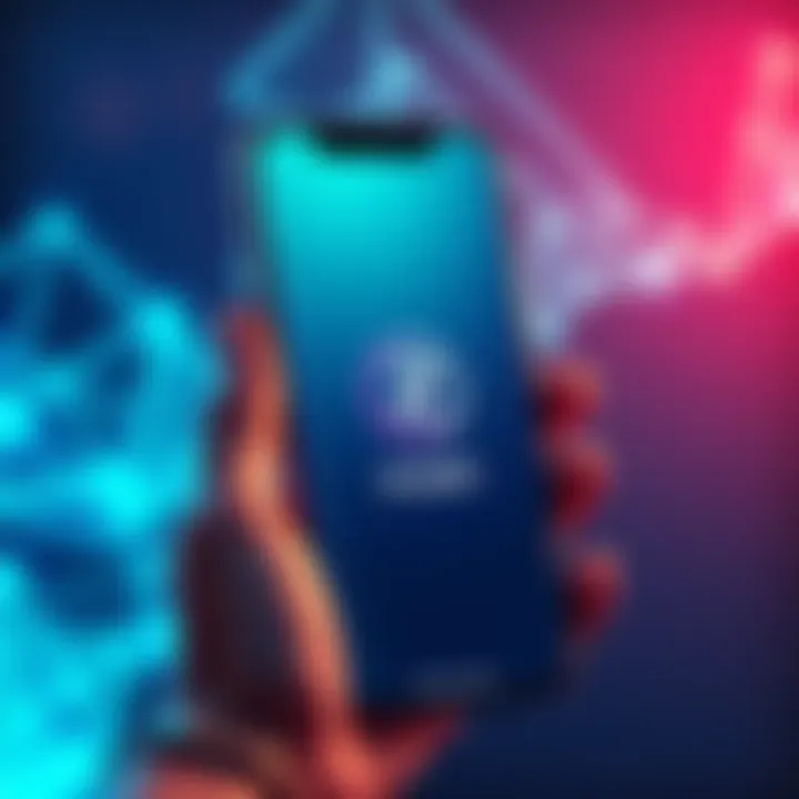 A smartphone displaying the Cake Wallet app with Zcash logo, representing secure cryptocurrency transactions