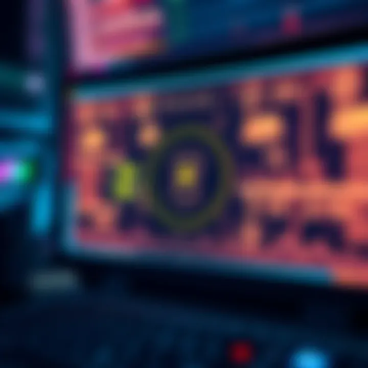 Zcash Minting Issue A computer screen displaying Zcash cryptocurrency symbols with a bug icon, highlighting a potential unlimited minting problem.