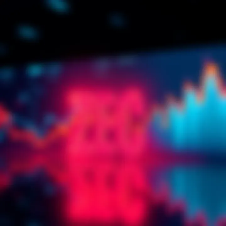 ZEC Price Chart A bright chart showing ZEC's price rising while BTC's price is declining, representing market trends.
