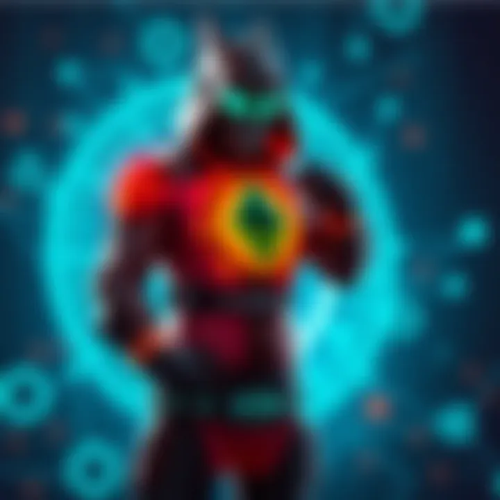 Zy0n Promoting Financial Privacy Zy0n standing confidently with blockchain graphics in the background, symbolizing financial privacy and innovation in Ethereum.