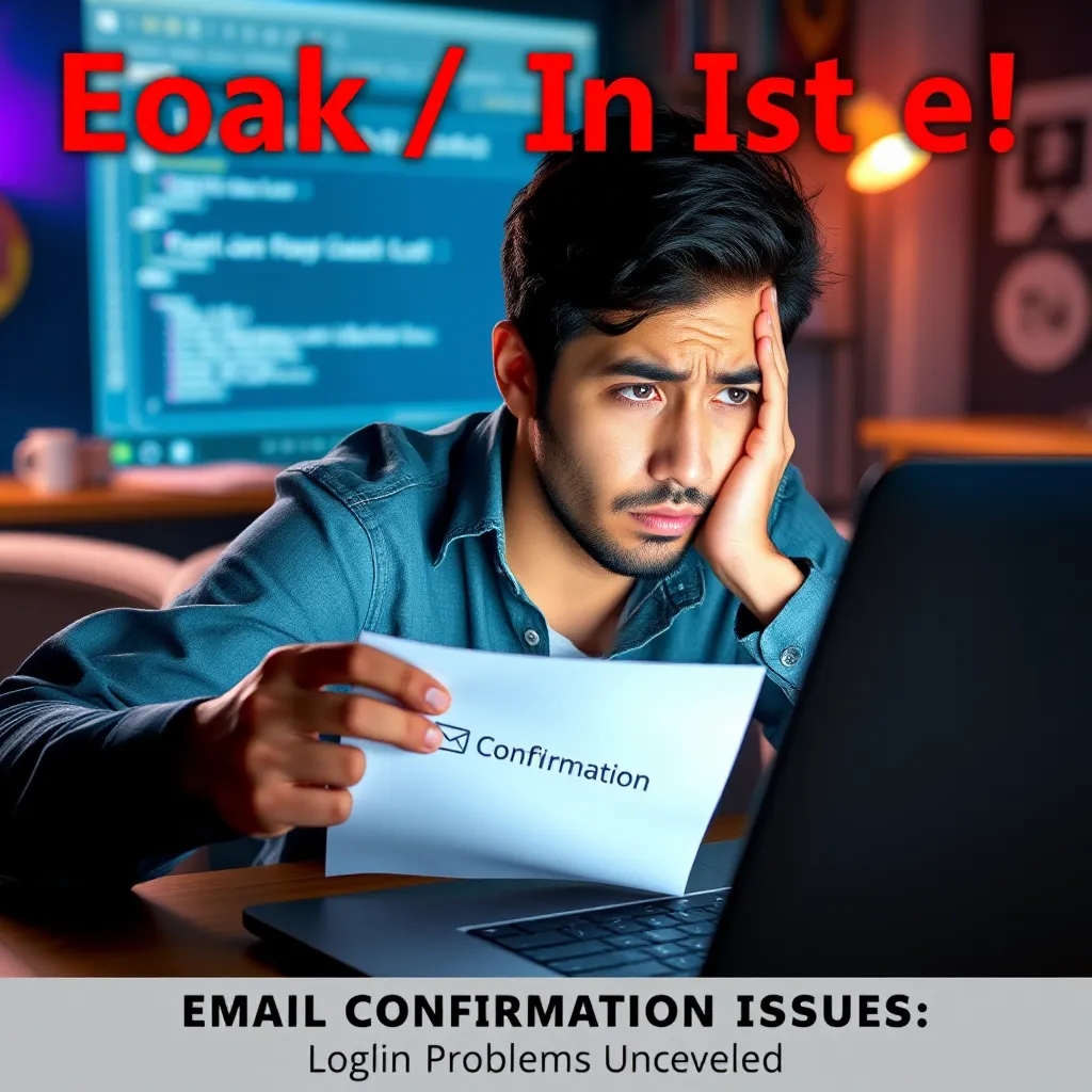 Email Confirmation Issues: Login Problems Uncovered : GlimpChain