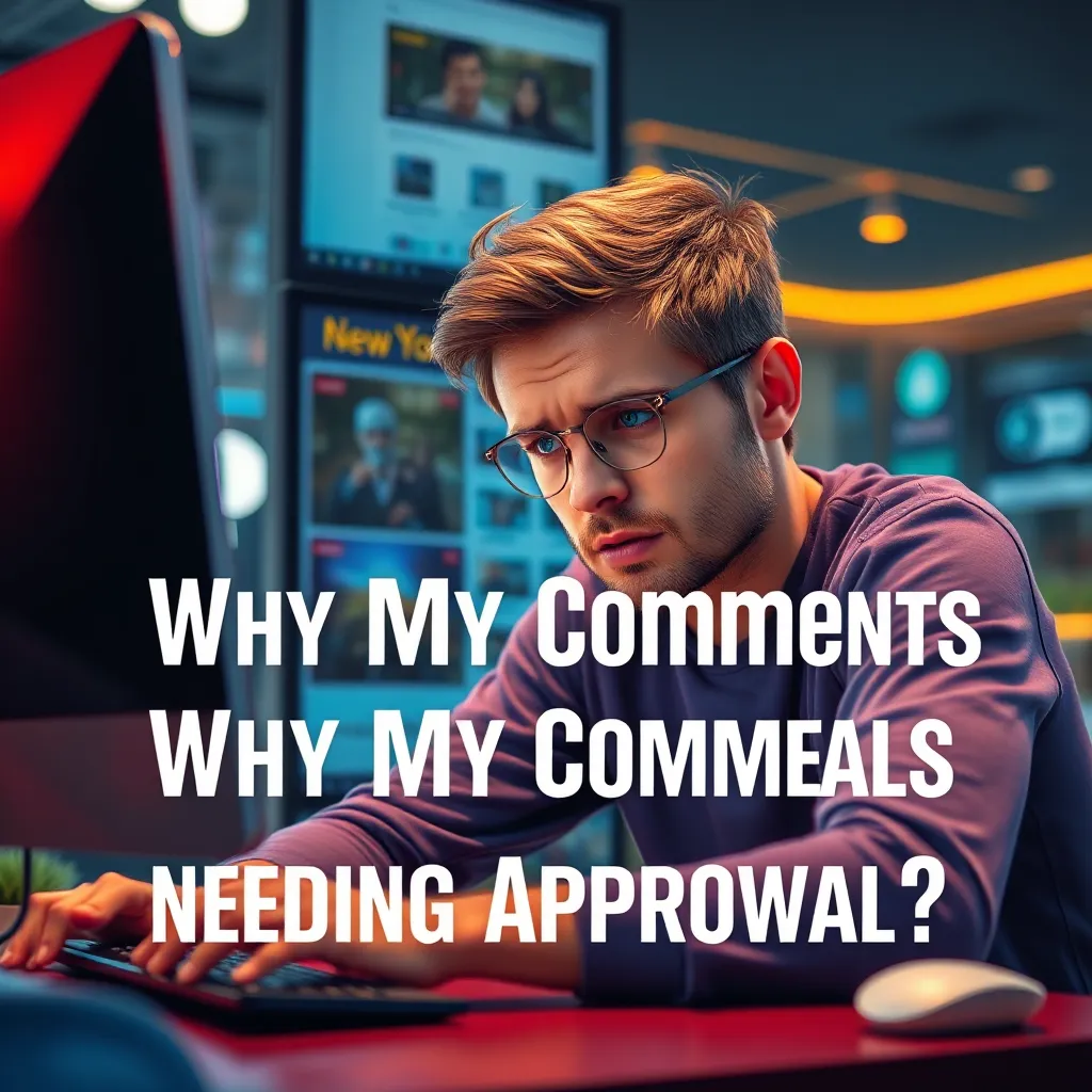 Person Comment Why Are My Comments Always Needing Approval? : GlimpChain