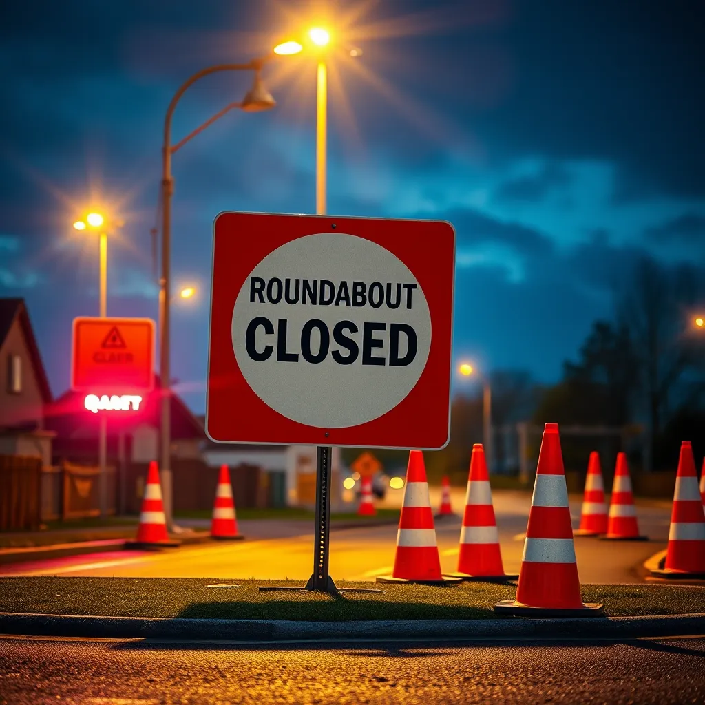 Roundabout Closure: Overnight Works Planned for June : GlimpChain
