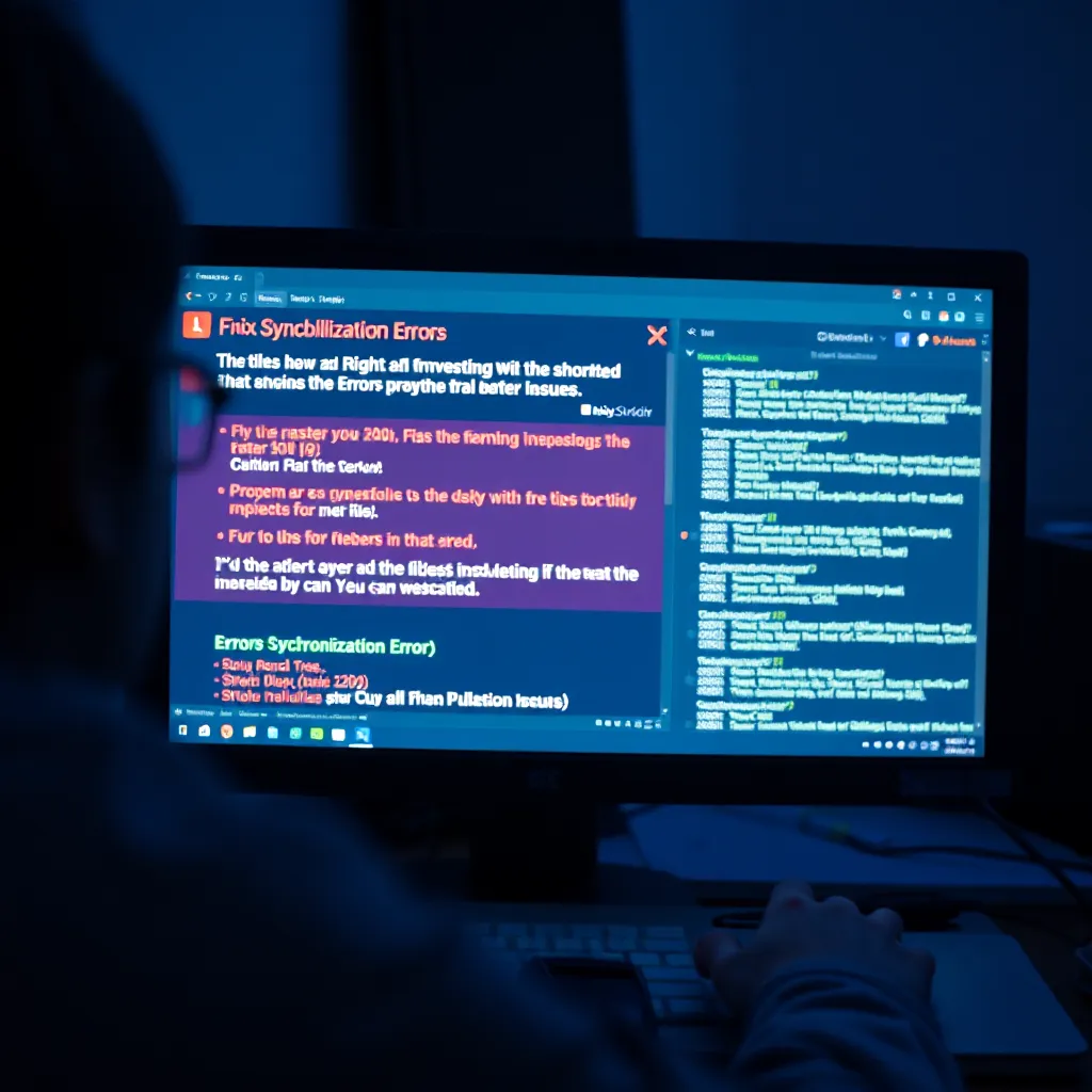 Troubleshooting Synchronization Errors: Common Issues : GlimpChain
